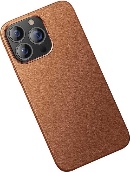 Apple iPhone 13 Pro Max Kılıf Magnetic Hakiki Deri Kılıf