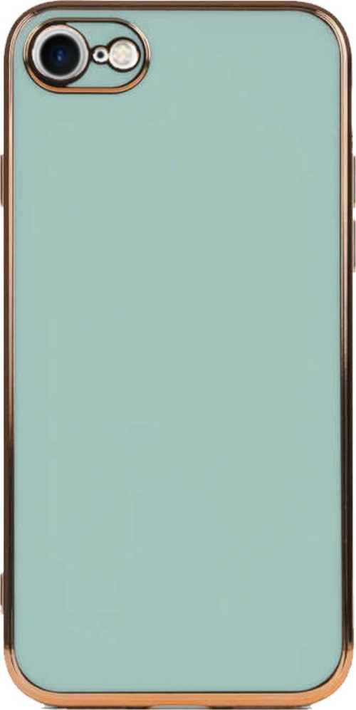 Apple iPhone SE 2020 Kapak Kamera Korumalı Lazer Kesim Lüx Silikon Kılıf - Turkuaz