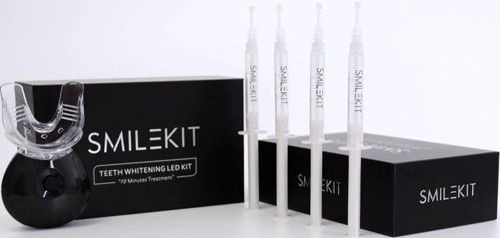 Smilekit 4 Jel Profesyonel Diş Parlatma Beyazlatma Seti LED UV Işık