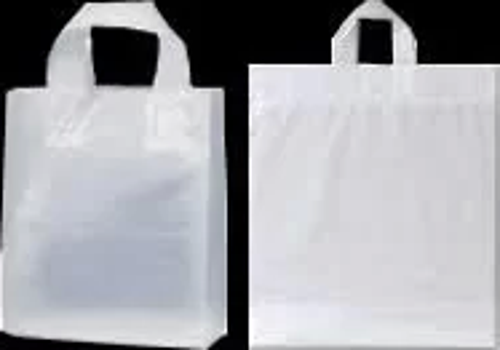 BASKILI YUMUŞAK SAPLI BEYAZ MAĞAZA POŞETİ (30 KG)