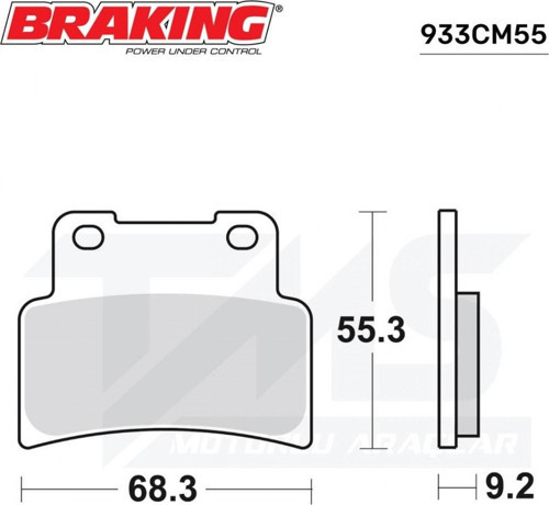 Brakıng Fren Balatası Sinter 933cm55 Aprılıa Rs 125 Kymco Xcıtıng 400 Yamaha Mt 125 Yzf R125