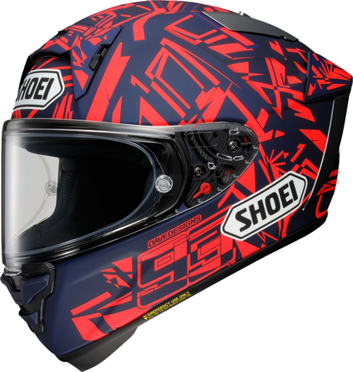 Shoeı X-spırıt Pro Marquez Dazzle Tc-10 Kapalı Kask LARGE