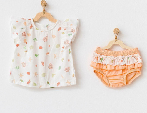 Starfish and Friends 2'li Bebek Takımı AC21526R Ekru