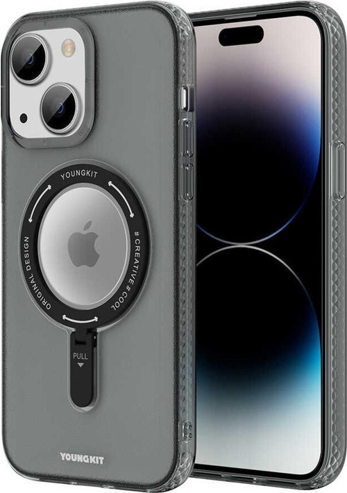 Apple iPhone 14 Kılıf Magsafe Şarj Özellikli Rock Serisi Kapak
