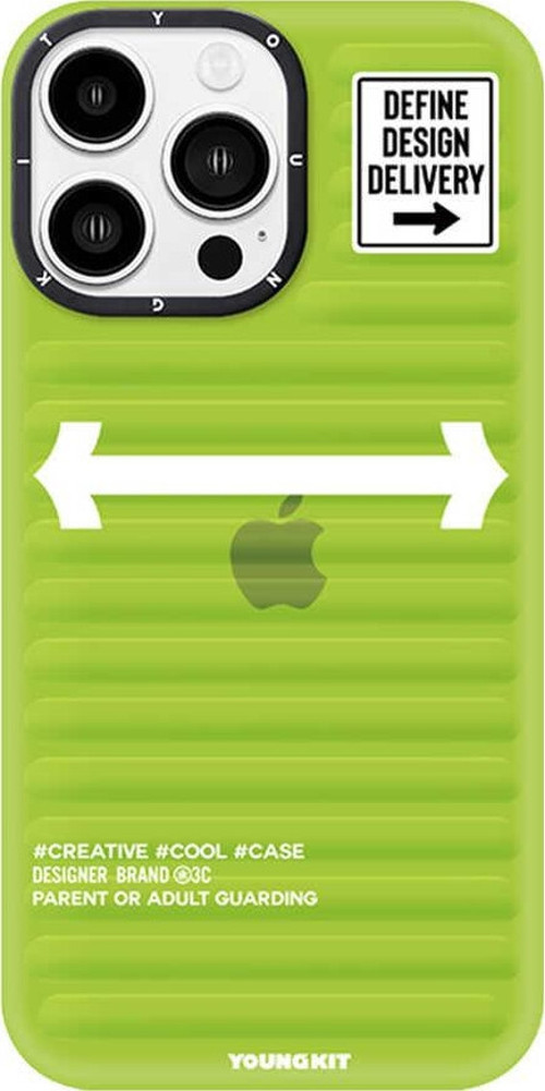 Apple iPhone 13 Pro Kılıf Baskılı Desenli Luggage FireFly Serisi Kapak
