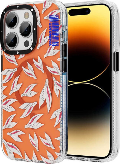 Apple iPhone 14 Pro Max Kılıf Magsafe Şarj Özellikli Play Rabbit Serisi Kapak