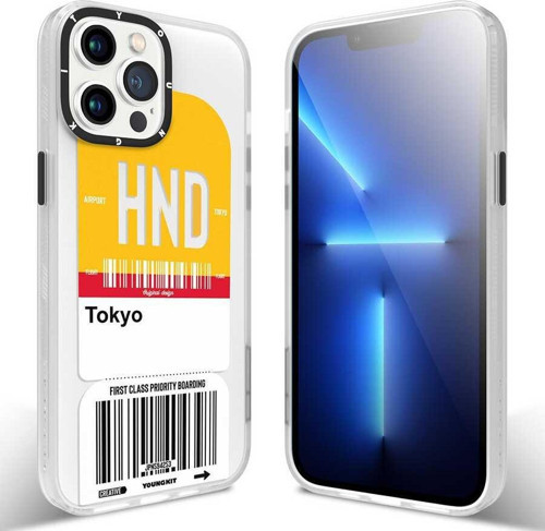 Apple iPhone 13 Pro Max Kılıf Baskılı Desenli Any Time Trip Serisi Kapak
