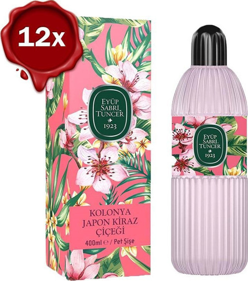Japon Kiraz Çiçeği Kolonyası Pet Şişe 400 ML x 12
