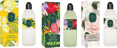 Kolonya Klasik Limon, Yağmur Ormanları ve Gardenya Pet Şişe 400 ml