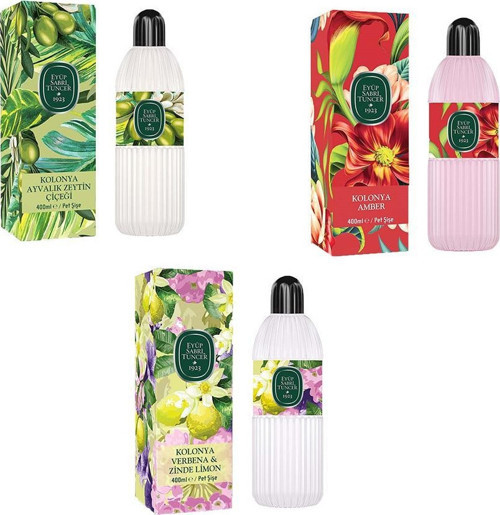 Kolonya Verbena & Zinde Limon, Ayvalık Zeytin Çiçeği ve Amber