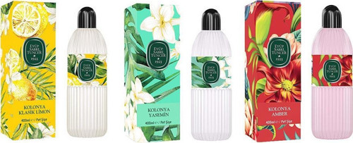 Kolonya Klasik Limon, Yasemin ve Amber Pet Şişe 400 ml