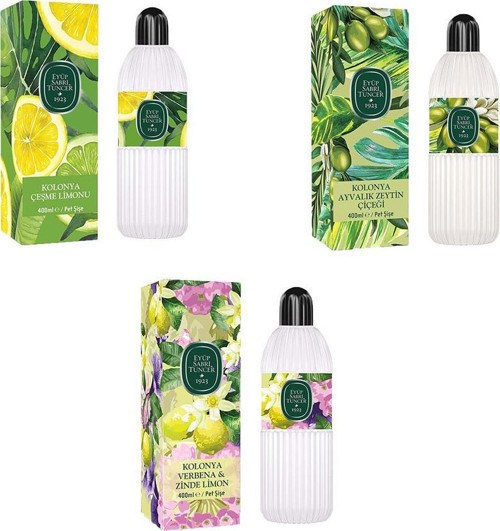 Kolonya Verbena & Zinde Limon, Çeşme Limonu ve Ayvalık Zeytin Çiçeği