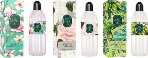 Kolonya Manolya Çiçeği, Gardenya ve Ayvalık Zeytin Çiçeği Pet Şişe 400 ML