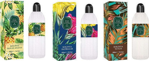 Kolonya Hawaii Ananas, Hatıralar ve Tütün Pet Şişe 400 ml