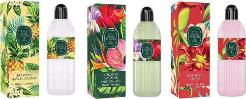Kolonya Hawaii Ananas, Yağmur Ormanları ve Amber Pet Şişe 400 ml