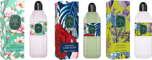 Kolonya Manolya Çiçeği, Paris Gecesi ve Lavanta Pet Şişe 400 ML