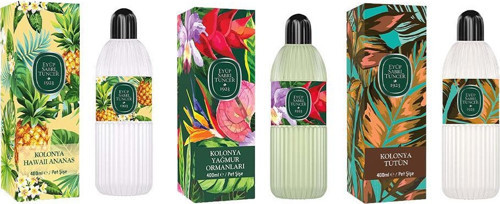 Kolonya Hawaii Ananas, Yağmur Ormanları ve Tütün Pet Şişe 400 ml