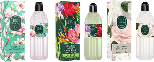 Kolonya Manolya Çiçeği, Yağmur Ormanları ve Gardenya Pet Şişe 400 ML