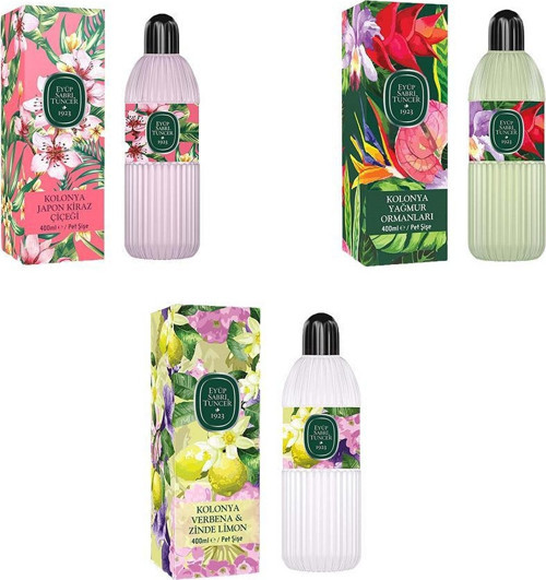 Kolonya Verbena & Zinde Limon, Japon Kiraz Çiçeği ve Yağmur Ormanları
