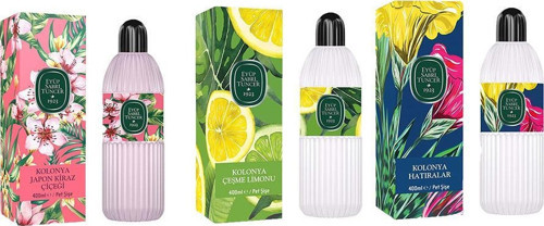 Kolonya Japon Kiraz Çiçeği, Çeşme Limonu ve Hatıralar Pet Şişe 400 ML