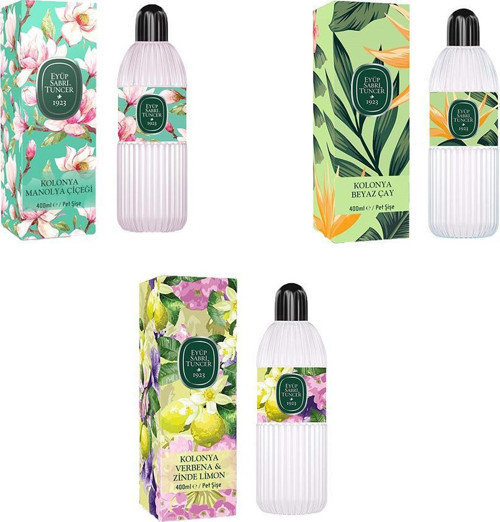 Kolonya Verbena & Zinde Limon, Manolya Çiçeği ve Beyaz Çay