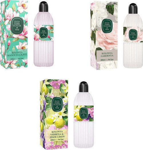Kolonya Verbena & Zinde Limon, Manolya Çiçeği ve Gardenya