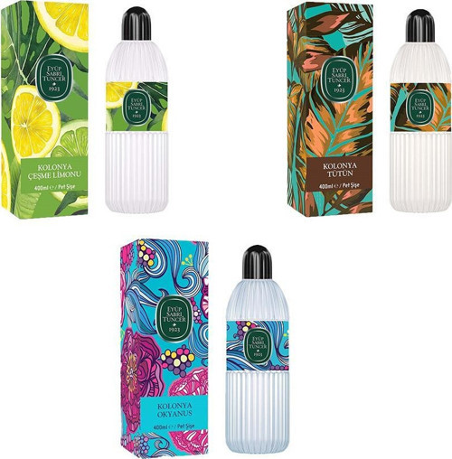 Kolonya Okyanus, Çeşme Limonu ve Tütün Pet Şişe 400 ml