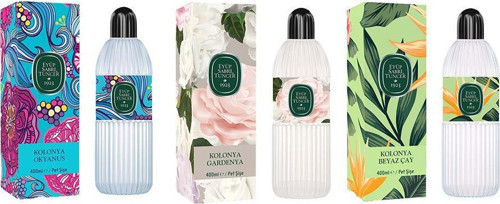 Kolonya Okyanus, Gardenya ve Beyaz Çay Pet Şişe 400 ml
