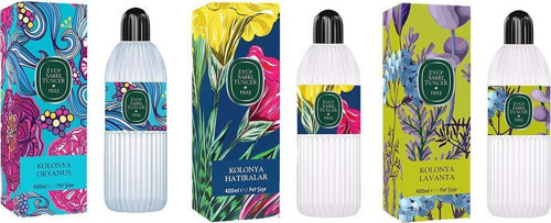 Kolonya Okyanus, Hatıralar ve Lavanta Pet Şişe 400 ml