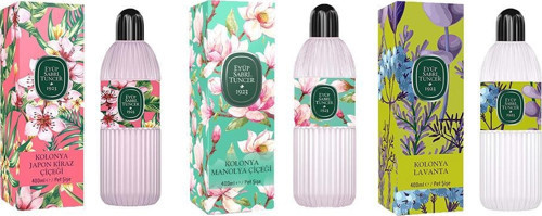 Kolonya Japon Kiraz Çiçeği, Manolya Çiçeği ve Lavanta Pet Şişe 400 ML