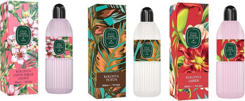 Kolonya Japon Kiraz Çiçeği, Tütün ve Amber Pet Şişe 400 ML