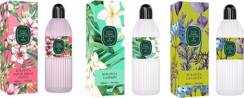 Kolonya Japon Kiraz Çiçeği, Yasemin ve Lavanta Pet Şişe 400 ML