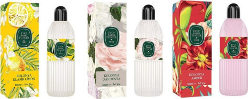 Kolonya Klasik Limon, Gardenya ve Amber Pet Şişe 400 ml