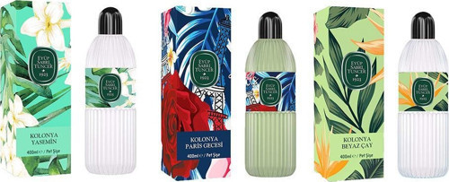 Kolonya Yasemin, Paris Gecesi ve Beyaz Çay Pet Şişe 400 ML