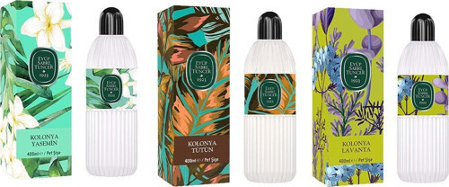 Kolonya Yasemin, Tütün ve Lavanta Pet Şişe 400 ML