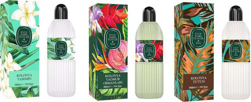 Kolonya Yasemin, Yağmur Ormanları ve Tütün Pet Şişe 400 ML