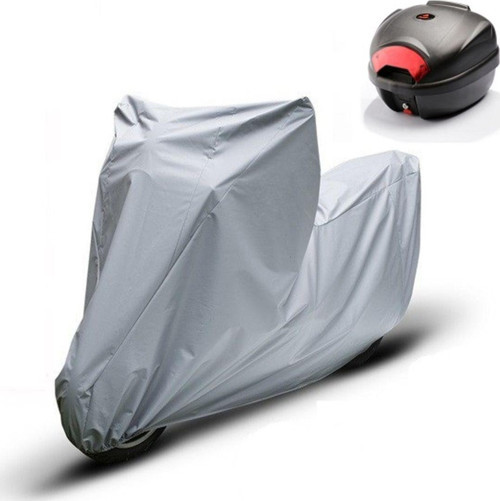 Honda Ps 150İ Gri Motosiklet Brandası Arka Çanta Uyumlu