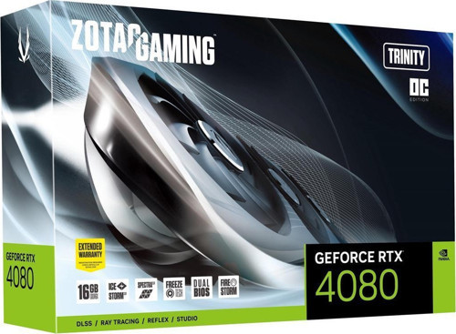 Vga Nvidia 16Gb Gddr6X Rtx4080 Trinity Oc ZT-D40810J-10P 256Bıt Hdcp-3Xdp-Hdmi Ekran Kartı