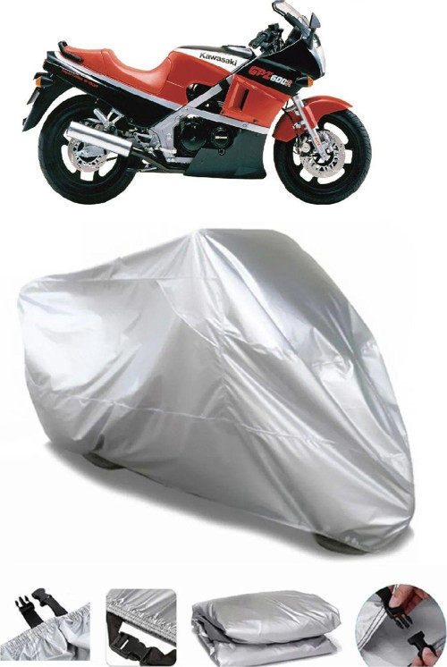 Kawasaki Gpz 600 R Gri Su Geçirmez Motosiklet Brandası Premium