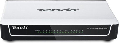 S16 16 Port 10-100 Mbps Switch Plastik Kasa