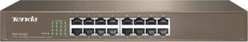 TEF1016D 16 Port 10-100 Mbps Switch Çelik Kasa Rack Mount