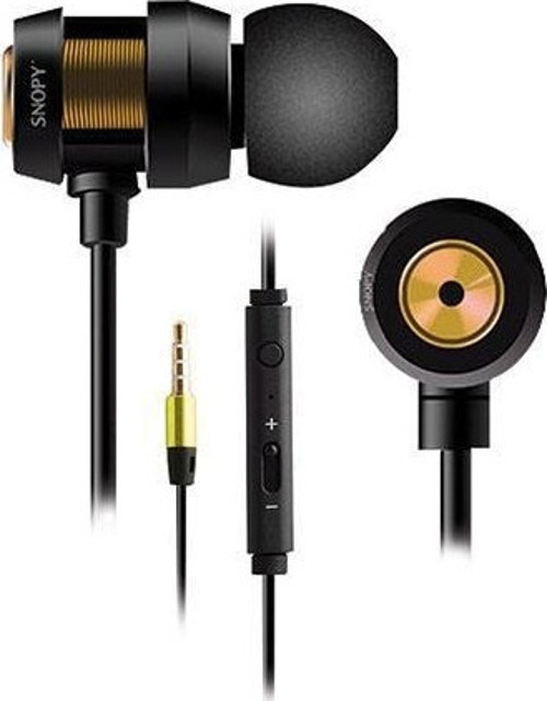 SN-J01 Siyah Gold Kulak İçi Tek Jaklı Kulaklık