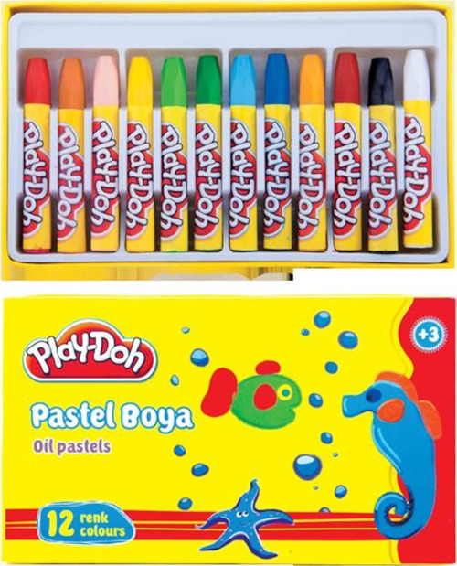 Pastel Boya 12 Renk Play-Pa002