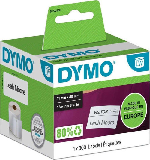 11356 LW Çok Amaçlı Etiket 41X89mm / 300 lü Paket S0722560 1-7/10''inç x 3-1/2''inç