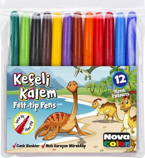Keçeli Kalem 12 Li Set NC-620