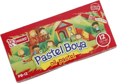 Pastel Boya Kapaklı 12 Renk PB-12N