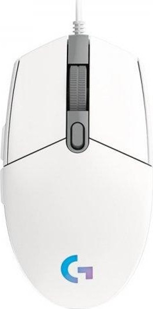 G102 910-005824 Beyaz Lightsync Optik Kablolu Oyuncu Mouse