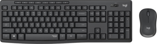 LOGITECH MK295 Silent Siyah Kablosuz Klavye Mouse Seti