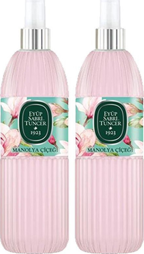Manolya Çiçeği Kolonyası Silindir Pet Sprey Şişe 150 ML x 2 Adet
