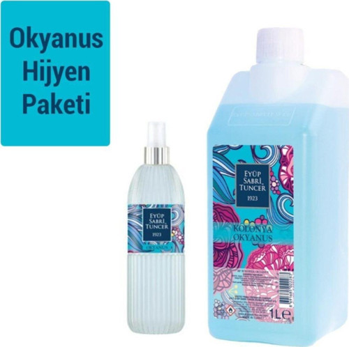 Okyanus Kolonyası 1 Litre Kilit Kapak ve 150 ML